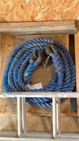 Heavy duty blue tow rope