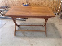 Foldable wooden table 45.5x27.5x28.5