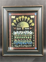 Fantasy Garden Graf Farm Mosaic Framed Art