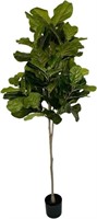 6' Artificial Real Touch Fiddle Leaf Fig Tree