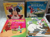 52 Walt Disney vintage LP Records , an LP p
