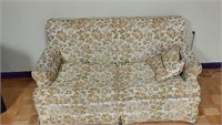 Floral Fabric Loveseat