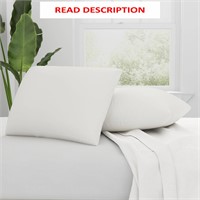 AllerEase Organic Cotton Pillow  2-pack