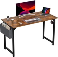 DUMOS 32inch Office Computer Desk - Brown