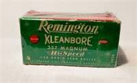 REMINGTON KLEANBORE 357 MAGNUM FULL BOX SEALED 19S