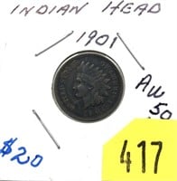 1901 Indian Head cent