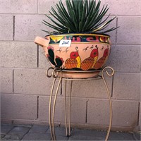 Ceramic Planter / Stand /  Succulent