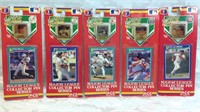 1991 major league collectors pin series cards