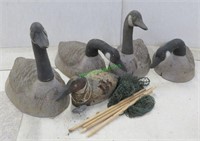 Goose & Duck Decoys - 4 items
