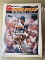 25 1990 Topps Sid Fernandez  #11 Kmart SuperStars!