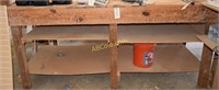 Custom work bench 8 ft. x 4 ft. x 43 in. -