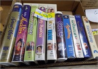 BOXES OF VHS TAPES