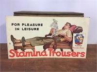 Original Printed Stamina Trousers Counter Display