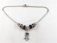 Pandora Silver Necklace w Pendants