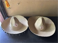 Lot of Two Vintage Wpg Red River Ex Stray Hats