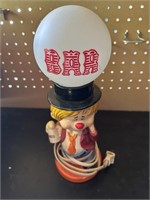 Vintage Happy Drunk Hobo Bar Globe Lamp