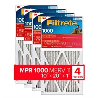 Filtrete 10x20x1 AC Furnace Air Filter, MERV 11, M