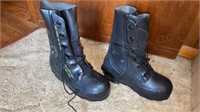 New Pair of Black Army Mickey Mouse Boots Size 3