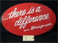New Snap On "There is a Difference" Metal Sign