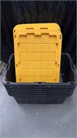 6pc Commader 27 Gallon Totes W/Lids