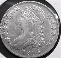 1808 BUST HALF DOLLAR VF