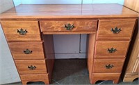 VINTAGE STUDEN OFFICE DESK WITH DRAWERS 43" L