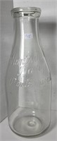 HUNTSVILLE DAIRY QT MILK BOTTLE