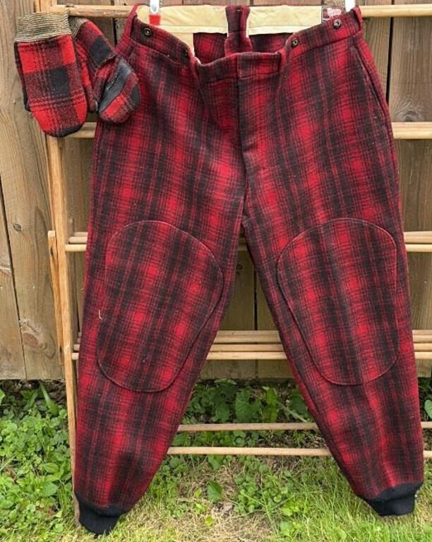 Vintage WOOLRICH Plaid Hunting Pants