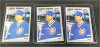 (3) 1989 Fleer Goose Gossage Baseball Cards