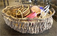 Huge Basket Full of Small Baskets 36" x 12"