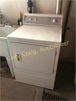 Amana Commercial natural gas dryer with book
