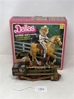 Dallas Barbie Doll's Horse & Toy Locomotive