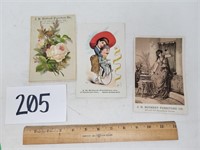 Victorian trade card lot