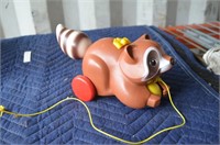 Fisher Price Racoon Pull Toy
