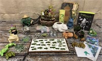 Box of frogs - fountain, planters, s&p etc…