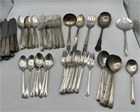ONEIDA SILVER PLATED FLATWARE FOR 6 PLUS