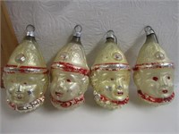 MERCURY GLASS ORNAMENTS