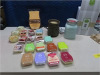 Lot SCENTSY etc Candle Burners & Wax