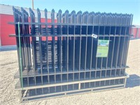 Unused Wrought Iron Fence- 10531