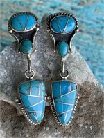 Turquoise Sterling Earrings