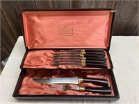 SHEFFIELD STAINLESS STEEL CARVING SET