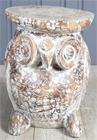 Carved Timber Owl Table