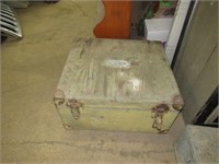 Wood Storage Box with Handles and Lid