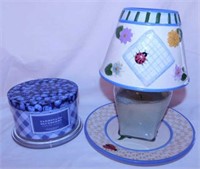HomeWorx by Slatkin Farmstand Blueberry jar candle