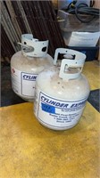 2 propane tanks