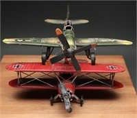 Vintage Model Airplanes, Red Baron & US Aircraft