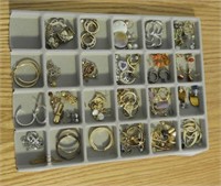 Large Qty of ladies earrings to include: sterling