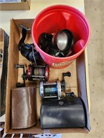 Assorted reels - some for parts