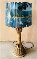 1960s Tiki Lamp