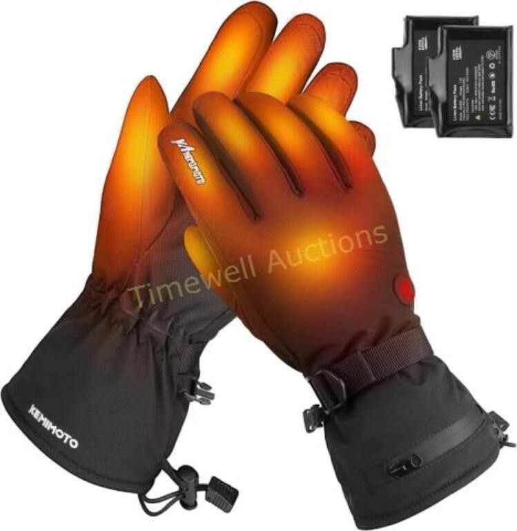 KEMIMOTO 7.4V Gloves - Waterproof  Black small